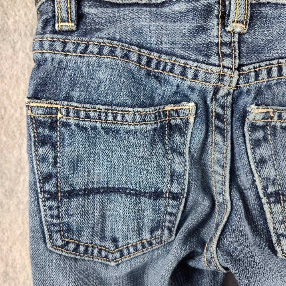 ✅👖🚨Vintage GAP Straight Fit Slim Blue Jeans Boy Size 5 Uncommon Look 📸SEE📏📸